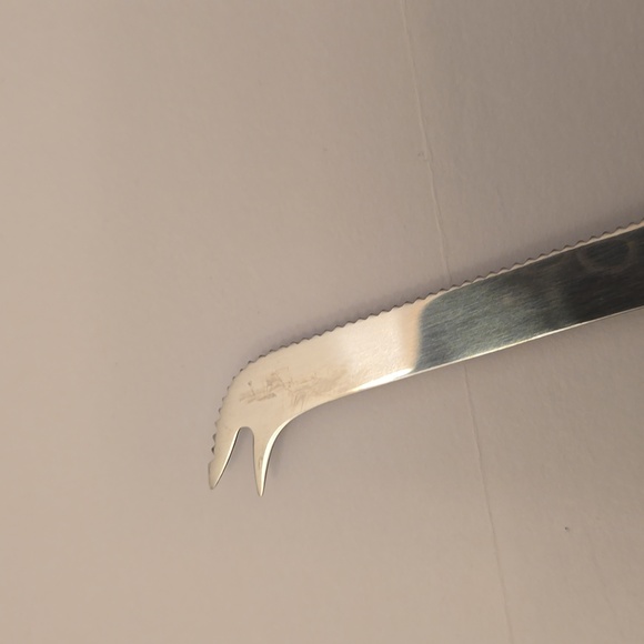 Spode Christmas Tree Appetizer Plate with Knife - Picture 12 of 13